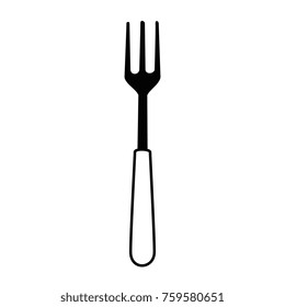 fork cutlery isolated icon