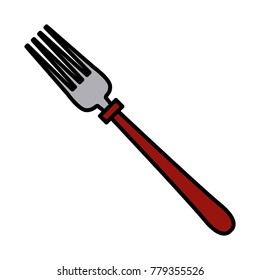 Fork cutlery symbol
