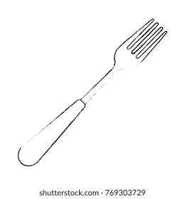 fork cutlery tool icon