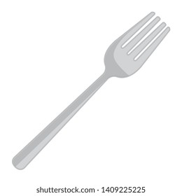 fork cutlery tool icon vector illustration