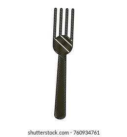 Fork cutlery utensil