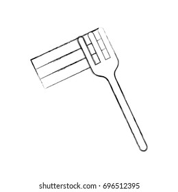 fork with Delicious spaghetti isolated icon
