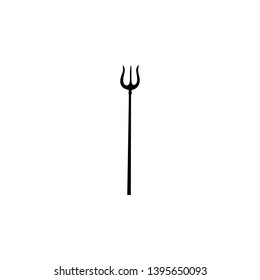 fork demon icon sign signifier vector