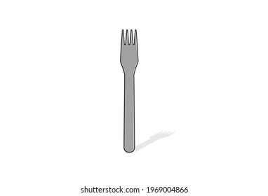 fork dining icon. Vector illustration.