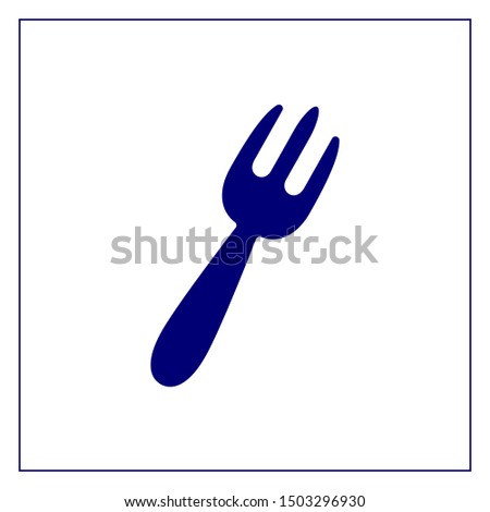 Fork eat food vector sign icon for web and mobile