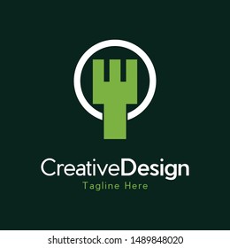 Fork Food Equipment Creative Icon Business Logo