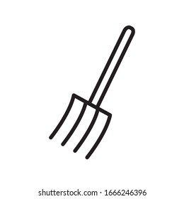 fork garden icon collection, trendy style