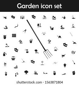 Fork for garden icon. Garden icons universal set for web and mobile