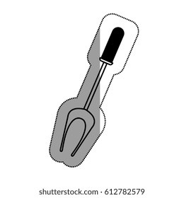 fork grill cutlery icon