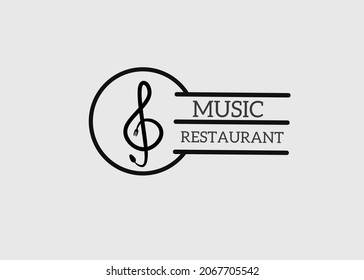 Fork Guitar Live Music Concert for Bar Cafe Restaurant Pub Nightclub logo