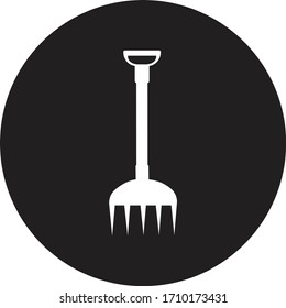 fork hoe logo illustration design