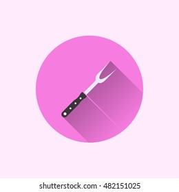 fork icon. flat style