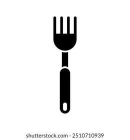 Fork icon illustrated on background