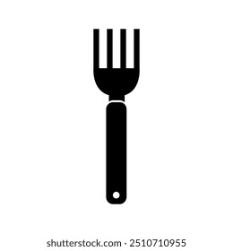 Fork icon illustrated on background