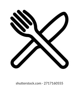 Icono de tenedor ilustración Vector diseño Plantilla