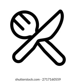 Icono de tenedor ilustración Vector diseño Plantilla