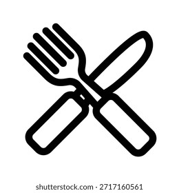 Fork icon illustration vector design template
