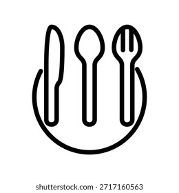 Icono de tenedor ilustración Vector diseño Plantilla
