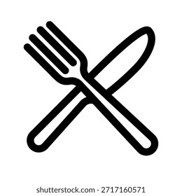 Icono de tenedor ilustración Vector diseño Plantilla