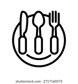 Icono de tenedor ilustración Vector diseño Plantilla