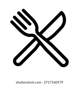 Icono de tenedor ilustración Vector diseño Plantilla