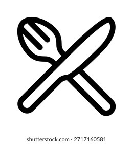 Icono de tenedor ilustración Vector diseño Plantilla