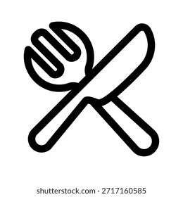 Icono de tenedor ilustración Vector diseño Plantilla