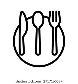 Icono de tenedor ilustración Vector diseño Plantilla