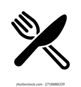 Icono de tenedor ilustración Vector diseño Plantilla