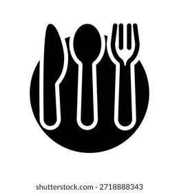 Icono de tenedor ilustración Vector diseño Plantilla