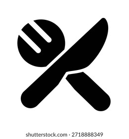 Icono de tenedor ilustración Vector diseño Plantilla