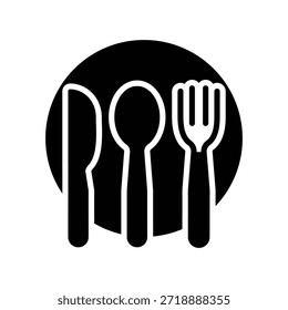 Icono de tenedor ilustración Vector diseño Plantilla