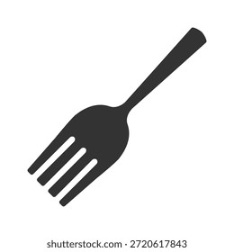 Icono de la bifurcación aislado Ilustración vectorial de diseño de estilo plano sobre fondo blanco.