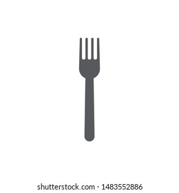 Fork icon isolated on white background. Restaurant symbol modern, simple, vector, icon for website design, mobile app, ui. Vector Illustration