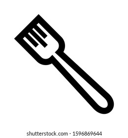 fork icon isolated sign symbol vector illustration - high quality black style vector icons
