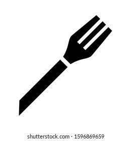 fork icon isolated sign symbol vector illustration - high quality black style vector icons
