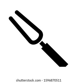fork icon isolated sign symbol vector illustration - high quality black style vector icons

