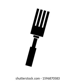 fork icon isolated sign symbol vector illustration - high quality black style vector icons
