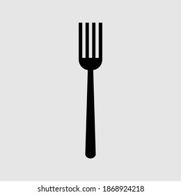 fork icon isolated vector illustration