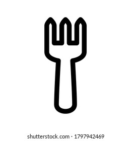 icono de bifurcación o logotipo símbolo de signo aislado ilustración vectorial - iconos vectoriales de estilo negro de alta calidad
