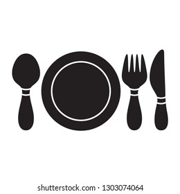 fork icon, restaurant vector icon 