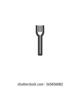 fork icon. sign design