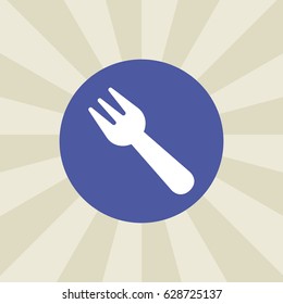 fork icon. sign design. background