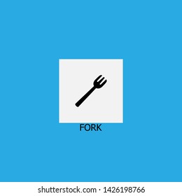 fork icon sign signifier vector