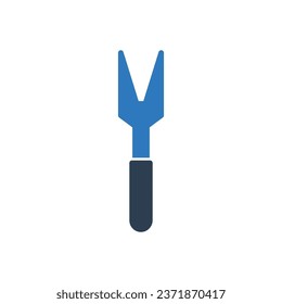 Fork Icon Sign Symbol Vector