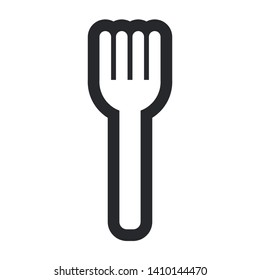 fork icon symbol sign, logo template, vector, eps 10
