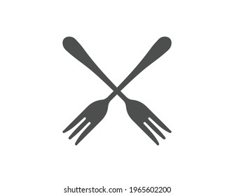 fork icon, symbol vector illustration.