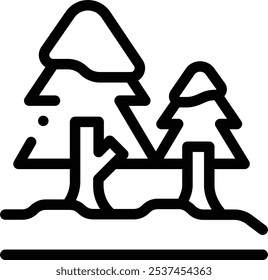 fork icon. Thin Linear Style Design Isolated On White Background