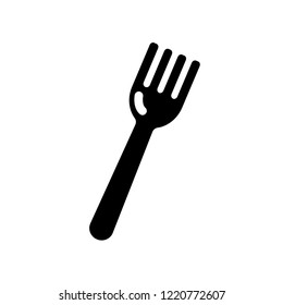 Fork icon. Trendy Fork logo concept on white background from kitchen collection. Suitable for use on web apps, mobile apps and print media.