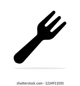 fork icon. Vector concept illustration for design.